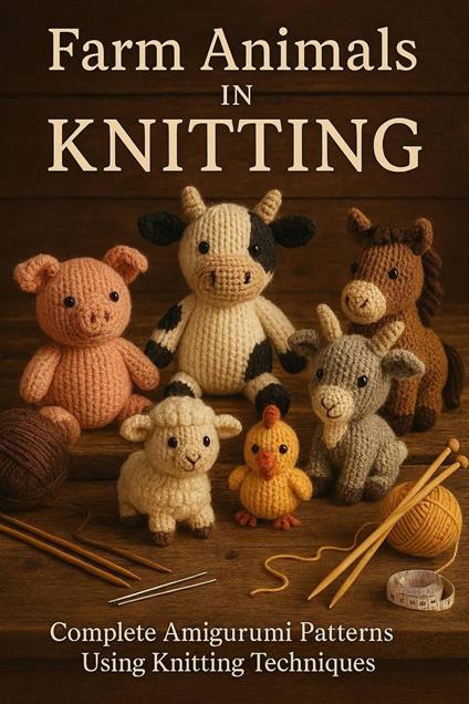 Farm Animals in Knitting: Complete Amigurumi Pattern Collection