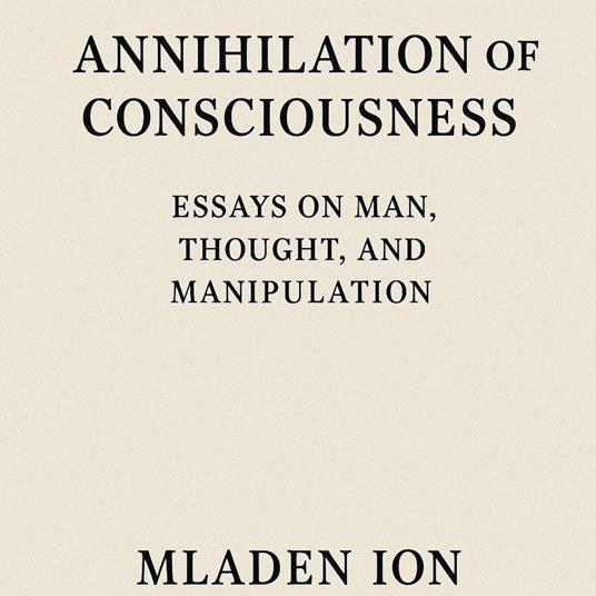 Annihilation of Consciousness Essays on Man, Thought, and Manipulation