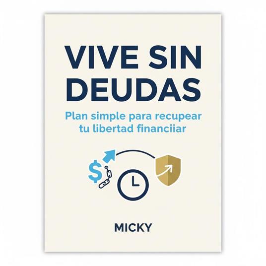 Vive sin deudas:Plan probado y sencillo para salir del endeudamiento, tomar el control de tu dinero y alcanzar tu libertad financiera