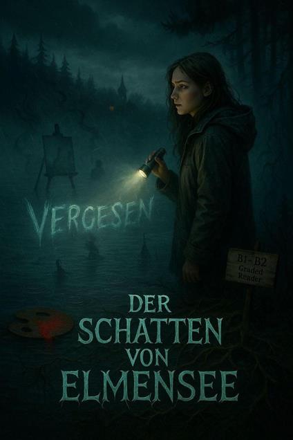 Der Schatten von Elmensee - An exciting horror thriller for German learners at B1-B2 level.