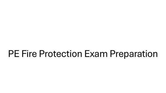 PE Fire Protection Exam Preparation