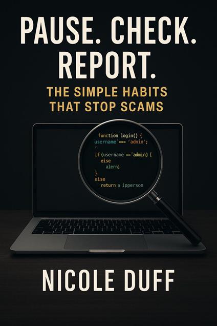 Pause. Check. Report: Simple Habits That Stop Scams