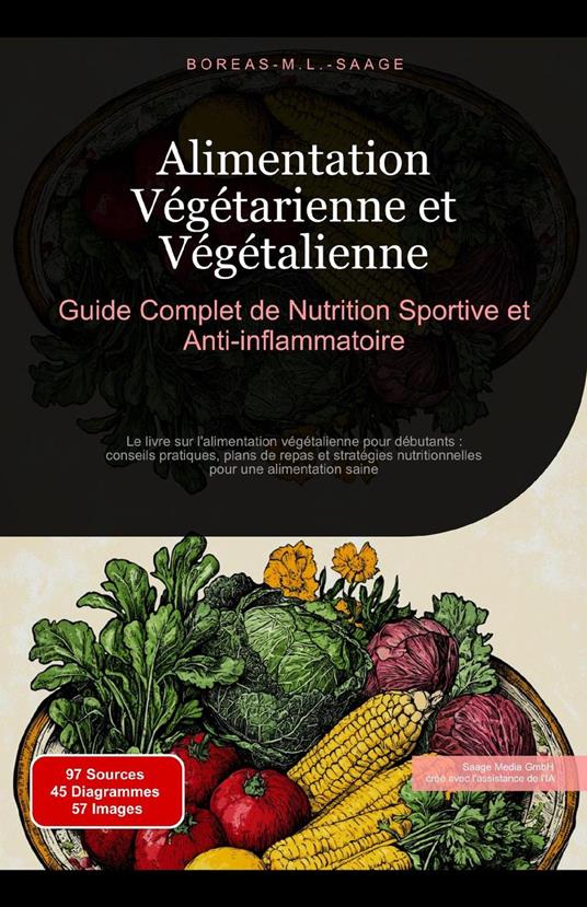 Alimentation Végétarienne et Végétalienne: Guide Complet de Nutrition Sportive et Anti-inflammatoire