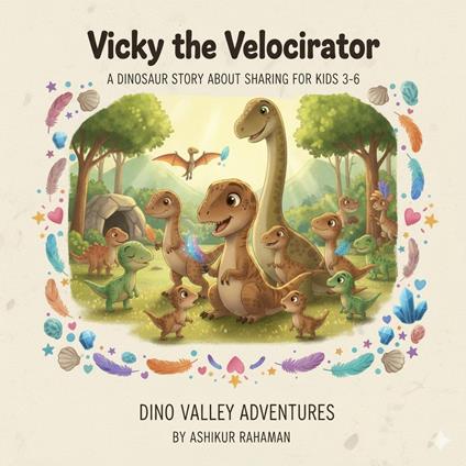 Vicky the Velociraptor: A Dinosaur Story about Sharing for Kids 3-6 - Ashikur Rahman - ebook