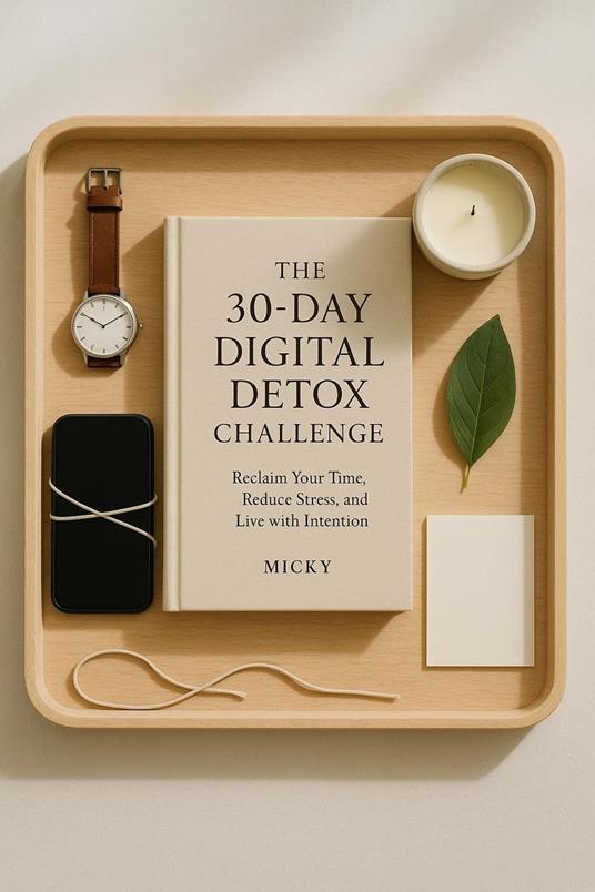 The 30-Day Digital Detox Challenge: Reclaim Your Time, Reduce Stress, and Live with Intention