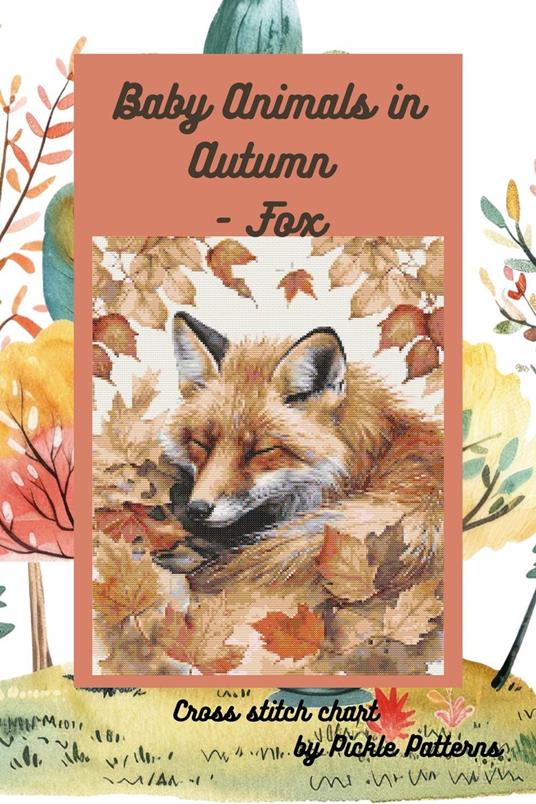 Baby Animals in Autumn - Fox