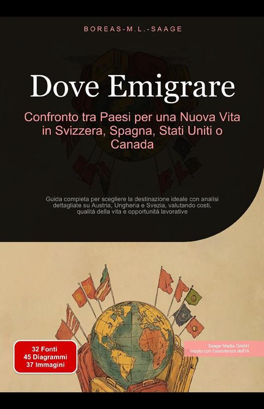 Dove Emigrare: Confronto tra Paesi per una Nuova Vita in Svizzera, Spagna, Stati Uniti o Canada - Boreas It. M. L. Saage - ebook