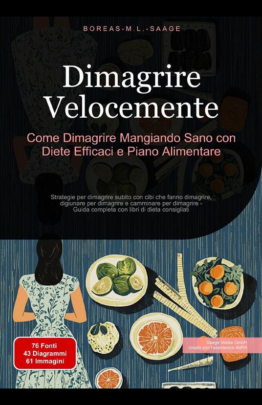 Dimagrire Velocemente: Come Dimagrire Mangiando Sano con Diete Efficaci e Piano Alimentare - Boreas It. M. L. Saage - ebook