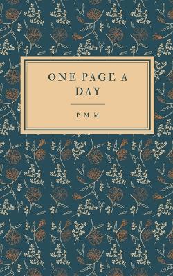 One Page A Day - P M M - cover