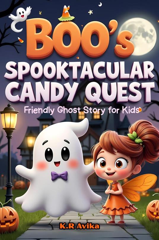 Boo's Spooktacular Candy Quest: Friendly Ghost Story for Kids - K.R. Avika - ebook