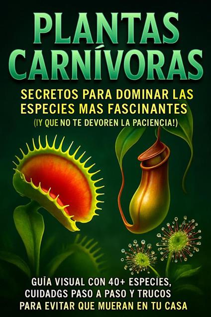 plantas carnívoras: secretos para dominar las especies más fascinantes