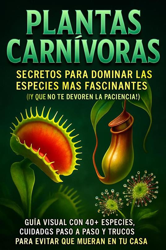 plantas carnívoras: secretos para dominar las especies más fascinantes