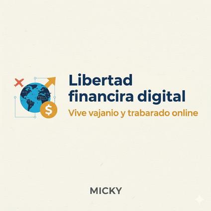 Libertad financiera digital: Cómo generar ingresos online, trabajar desde cualquier lugar y vivir viajando como nómada digital