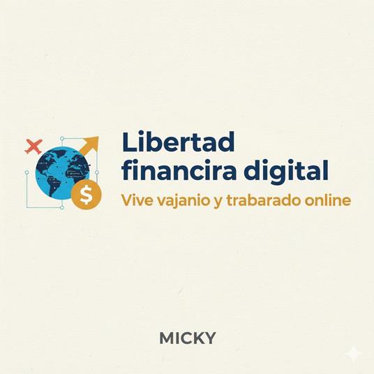Libertad financiera digital: Cómo generar ingresos online, trabajar desde cualquier lugar y vivir viajando como nómada digital