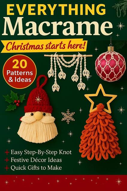 Everything Macrame Magazine: Christmas Edition