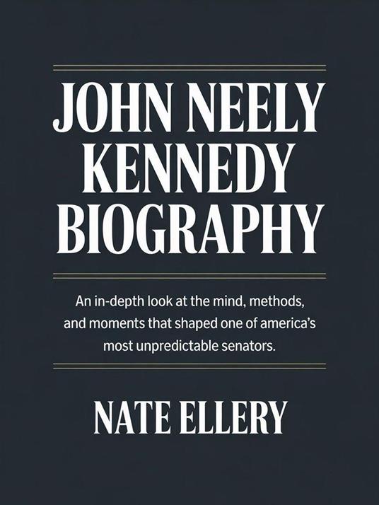 John Neely Kennedy Biography: An In-Depth Look at the Mind, Methods, and Moments That Shaped One of America’s Most Unpredictable Senators