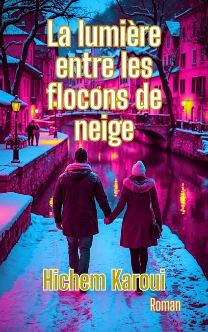La lumière entre les flocons de neige