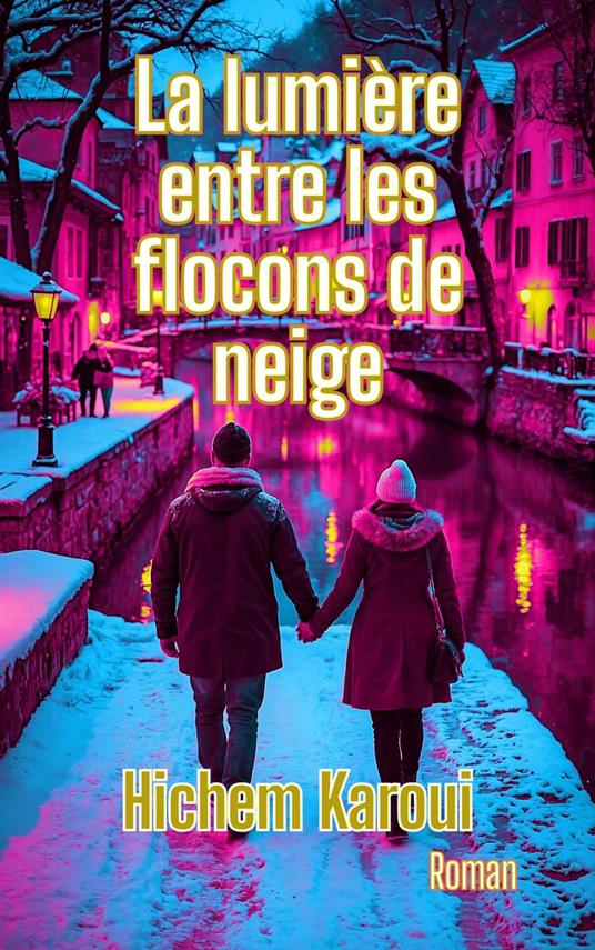 La lumière entre les flocons de neige
