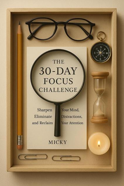 The 30-Day Focus Challenge: Sharpen Your Mind, Eliminate Distractions, and Reclaim Your Attention