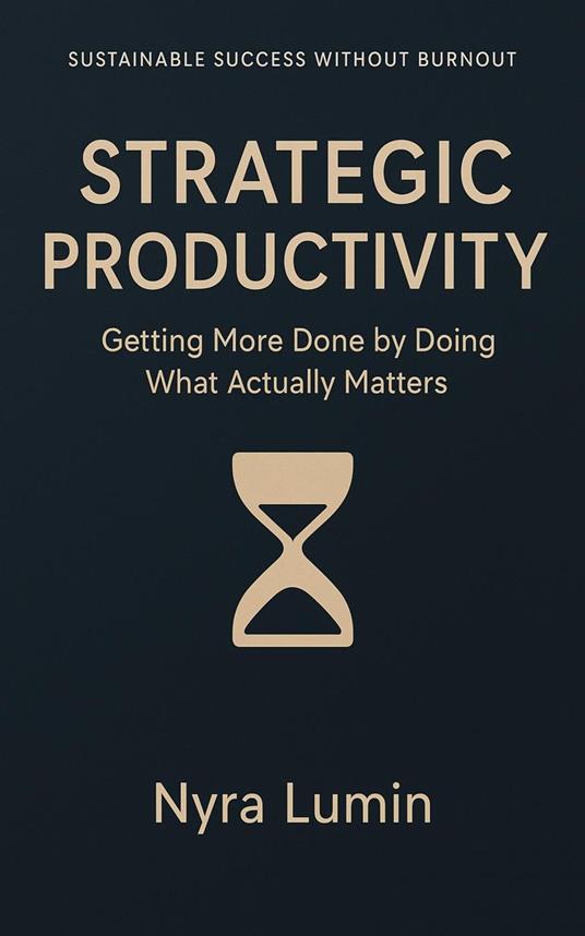 Strategic Productivity: Getting More Done by Doing What Actually Matters