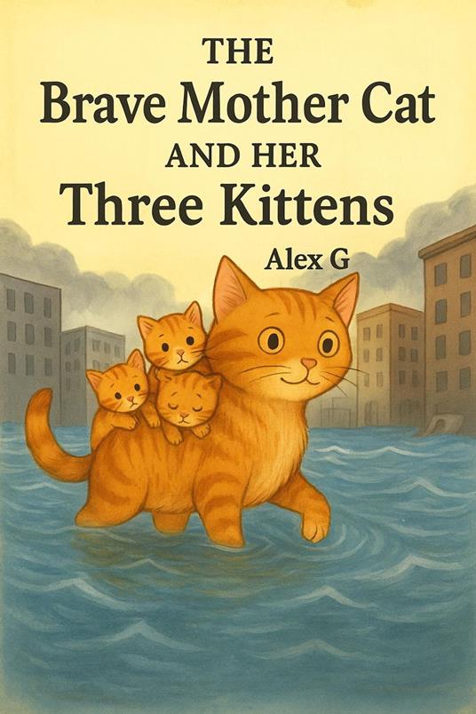 The Brave Mother Cat and her Three Kittens