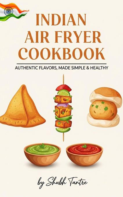 Guilt-Free Indian: Your Favorite Samosas, Tikkas, and Curries Made Lighter: Healthy, Authentic & Unbelievably Easy Recipes for the Modern Kitchen.