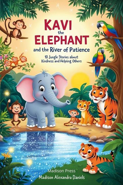 Kavi the Elephant and the River of Patience: 10 Jungle Stories About Kindness and Helping Others - Madison Alexandra Daniels - ebook
