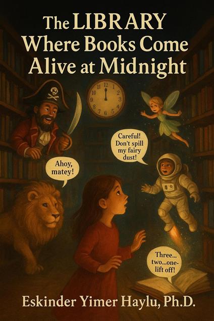 The Library Where Books Come Alive at Midnight - Eskinder Yimer Haylu - ebook