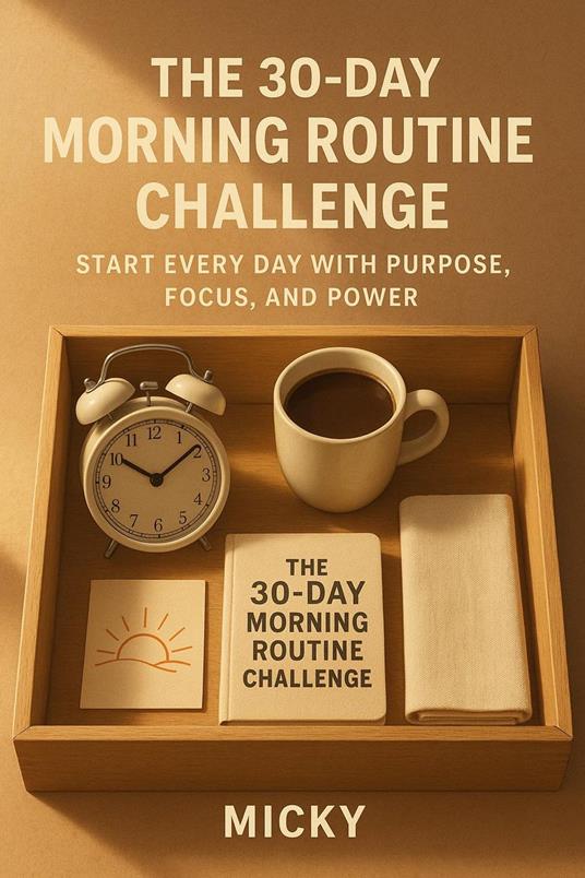 The 30-Day Morning Routine Challenge: Start Every Day with Purpose, Focus, and Power