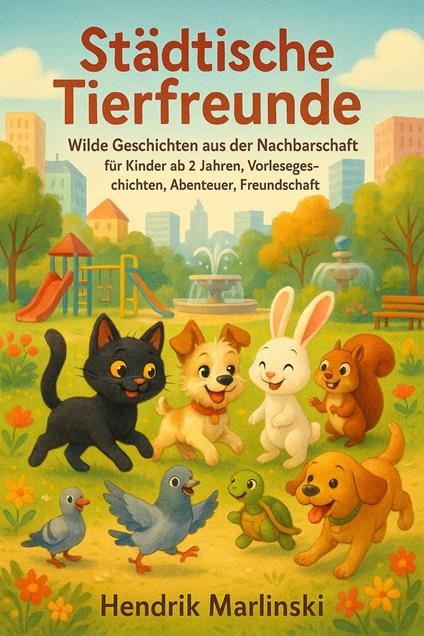 Städtische Tierfreunde – Wilde Geschichten aus der Nachbarschaft – für Kinder ab 2 Jahren, Vorlesegeschichten, Abenteuer, Freundschaft - Benedikt Eberling - ebook
