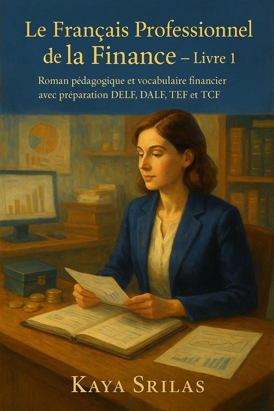 Le Français Professionnel de la Finance - Livre 1: Roman pédagogique et vocabulaire financier avec préparation DELF, DALF, TEF et TCF, à travers le parcours d’Amira et des situations financières