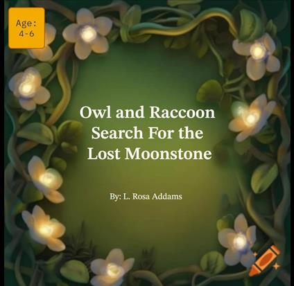 Owl and Raccoon Search for the lost Moonstone - L. Rosa Addams - ebook