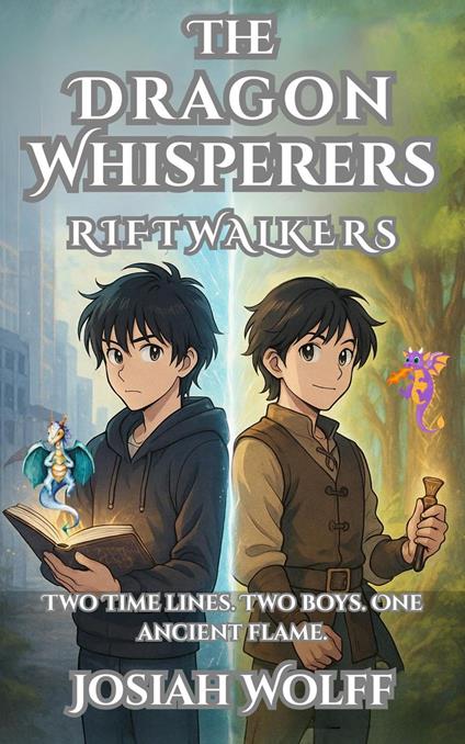 The Dragon Whisperers: Riftwalkers Two Timelines Two Boys One Ancient Flame - Josiah Wolff - ebook