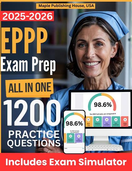 All-in-One EPPP Exam Prep | Rewiew + Online Exam Simulator | 7 Tests & 1200 Questions | ASPPB Professional Practice in Psychology Exam Study Guide