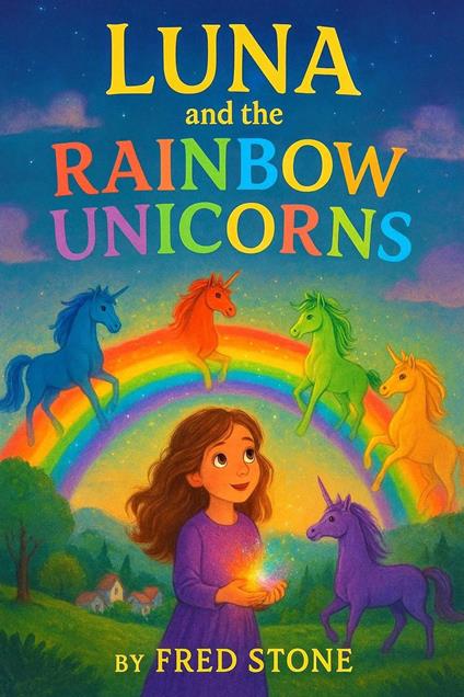 Luna And The Rainbow Unicorns - Stone Fred - ebook
