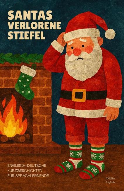 Santas Verlorene Stiefel: Englisch-Deutsche Kurzgeschichten für Sprachlernende - Iopeia English - ebook