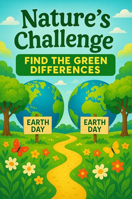Nature’s Challenge: Find the Green Differences - ilyas elmahdi - ebook