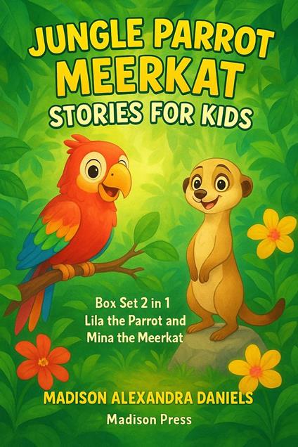 Jungle Parrot Meerkat Stories for Kids Box Set 2 in 1 Lila the Parrot And Mina the Meerkat - Madison Alexandra Daniels - ebook