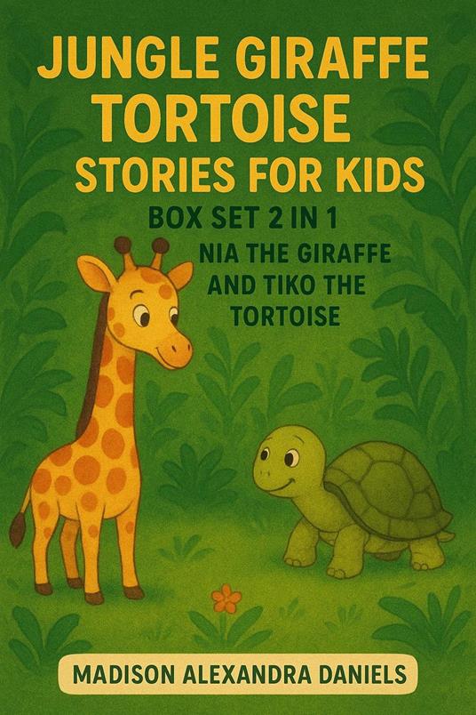 Jungle Giraffe Tortoise Stories for Kids Box Set 2 in 1 Nia the Giraffe And Tiko the Tortoise - Madison Alexandra Daniels - ebook