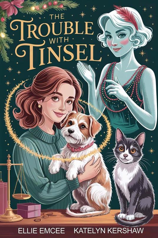 The Trouble With Tinsel: A Seaglass Shores Paranormal Cozy Mystery