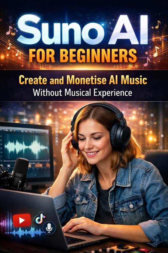 Suno AI for Beginners: Create and Monetise AI Music Without Musical Experience