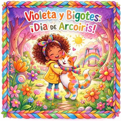 Violeta y Bigotes: ¡Dia de Arcoiris! - Ilonka Quiroz - ebook