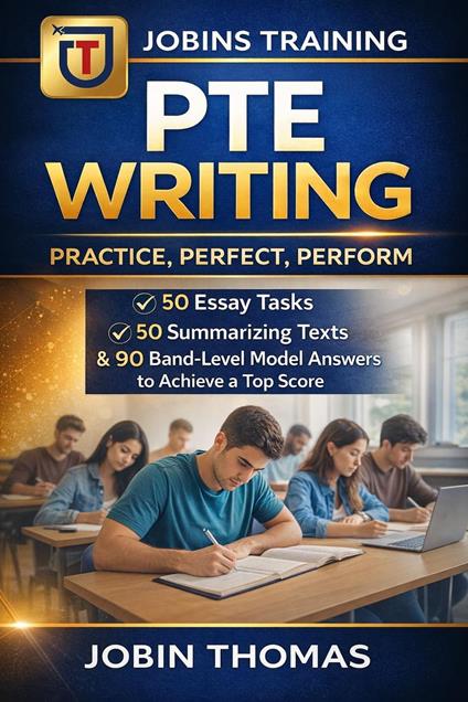 PTE Writing: Practice, Perfect, Perform - 50 Essay Tasks, 50 Summarizing Texts & 90 band level Model Answers to Achieve a Top Score