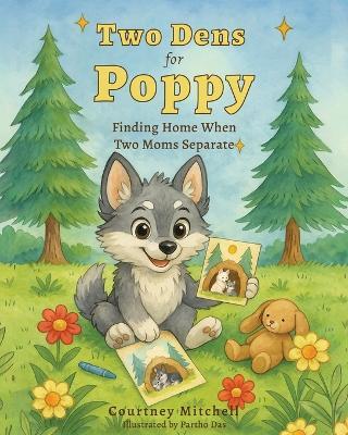 Two Dens for Poppy: Finding Home When Two Moms Separate - Courtney Mitchell - cover