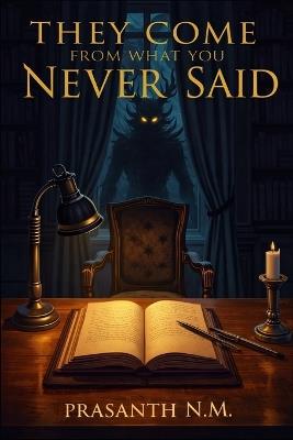 They Come from What You Never Said (A Psychological Horror Novel): A Haunting Psychological Horror Tale Where Unexpressed Regret Materialises as Dark Presences Feeding on Shame and Memory. - Prasanth N M - cover