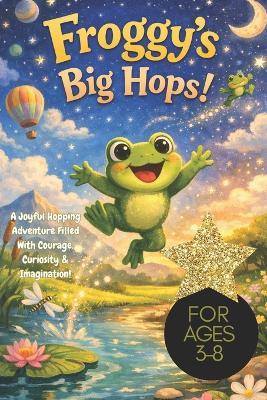 Froggy's Big Hops!: A Joyful Hopping Adventure Filled With Courage, Curiosity & Imagination! For Ages 3-8, parable for kids and adults, frog lovers, be brave, go beyond, for dreamers and explorers - Lafluffyrobots Inc - cover