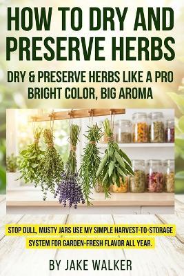 How to Dry and Preserve Herbs: Herb drying guide with harvest herbs timing, air drying herbs, dehydrator herbs, oven drying herbs, microwave drying herbs, and freeze drying herbs, plus storage tactics to keep herbs fresh longer. - Jake Walker - cover