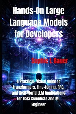 Hands-On Large Language Models for Developers: A Practical, Visual Guide to Transformers, Fine-Tuning, RAG, and Real-World LLM Applications for Data Scientists and ML Engineer - Sophie L Bauer - cover