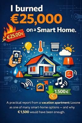 I burned 25,000 on a smart home.: Practical report from the vacation apartment: Loxone as one of many smart home options - and why a maximum of 1,500 would have been enough. - Thomas Eisen - cover