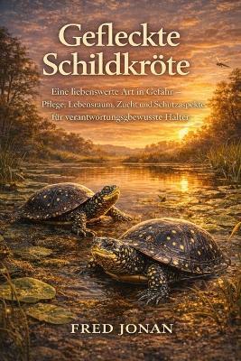 Gefleckte Schildkröte: Eine liebenswerte Art in Gefahr - Pflege, Lebensraum, Zucht und Schutzaspekte für verantwortungsbewusste Halter - Fred Jonan - cover